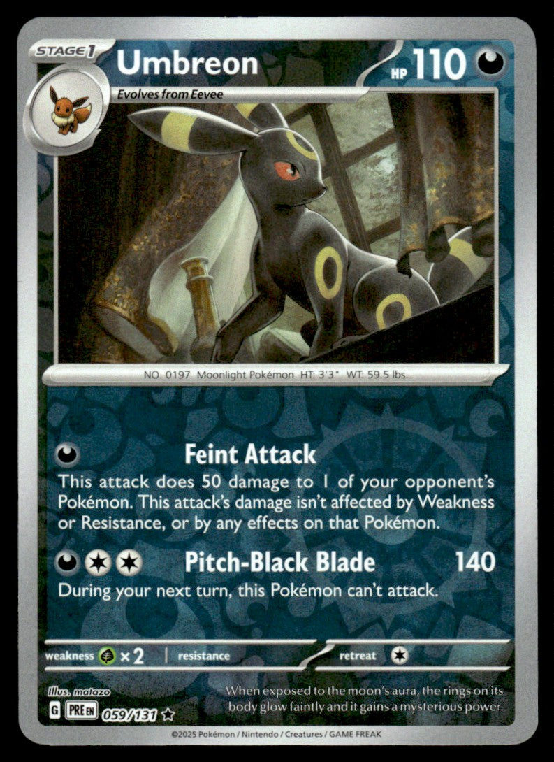 Umbreon (Cosmo Holo) 059/131 - Prismatic Evolutions - Scarlet & Violet