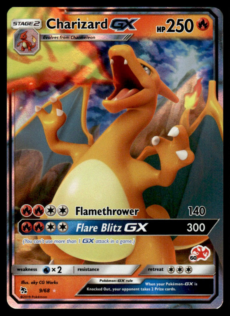 NM Charizard-GX - Battle Academy 9 - Hidden Fates