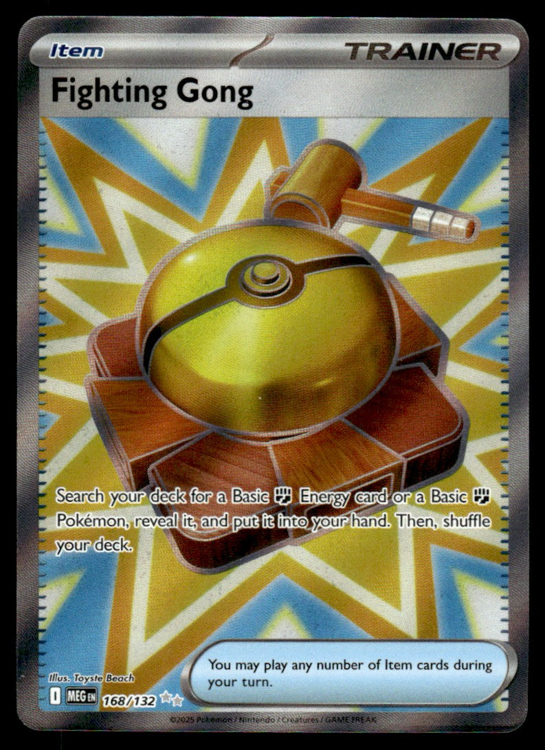 Fighting Gong 168/132 - Mega Evolution Base Set - Mega Evolution