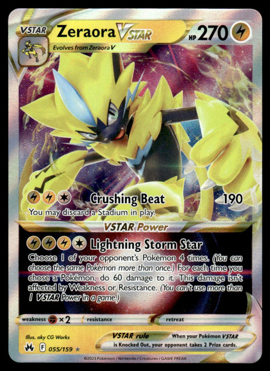 Zeraora VSTAR 055/159 - Crown Zenith - Sword & Shield