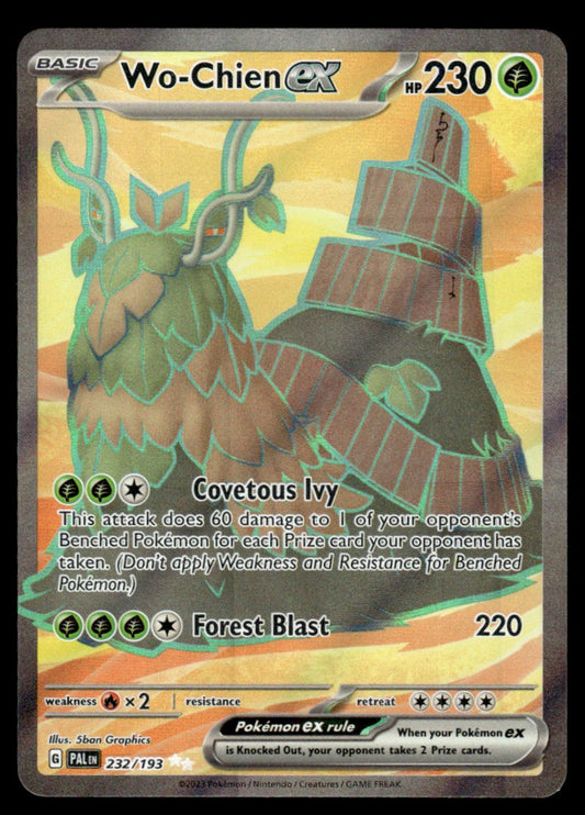 Wo-Chien ex 232/193 - Paldea Evolved - Scarlet & Violet