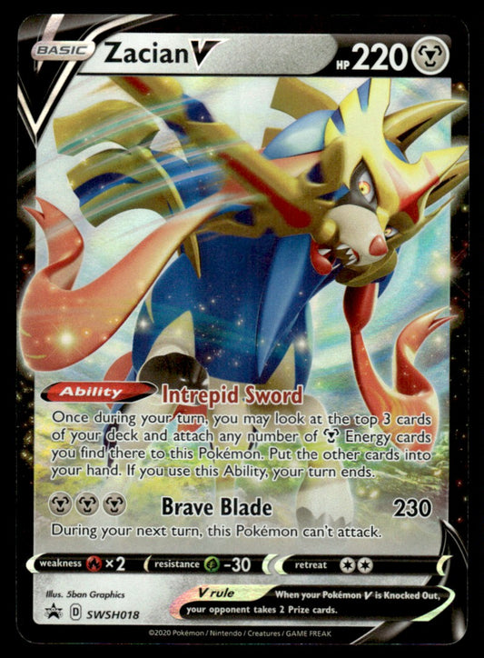 Zacian V SWSH018/PRSS - Sword & Shield Promos - Sword & Shield