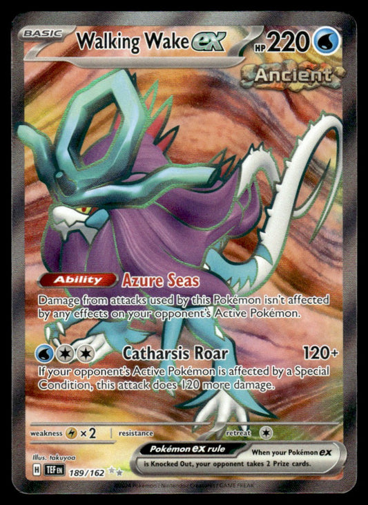 Walking Wake ex 189/162 - Temporal Forces - Scarlet & Violet