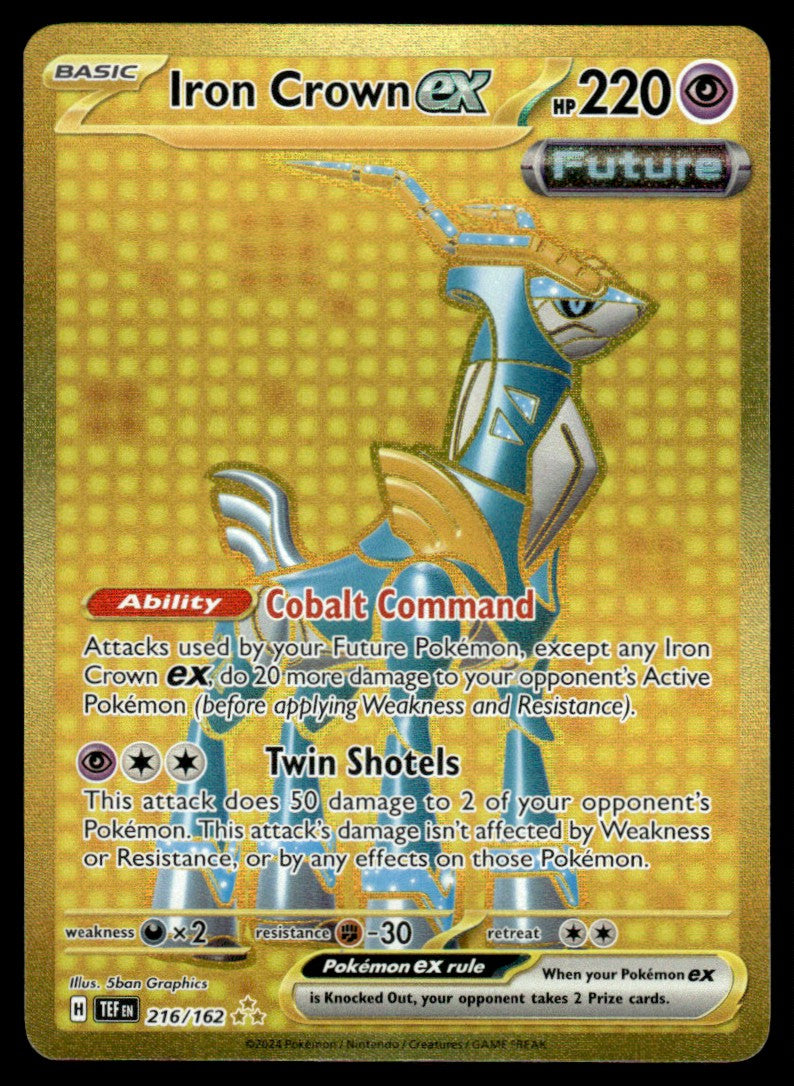 Iron Crown ex 216/162 - Temporal Forces - Scarlet & Violet