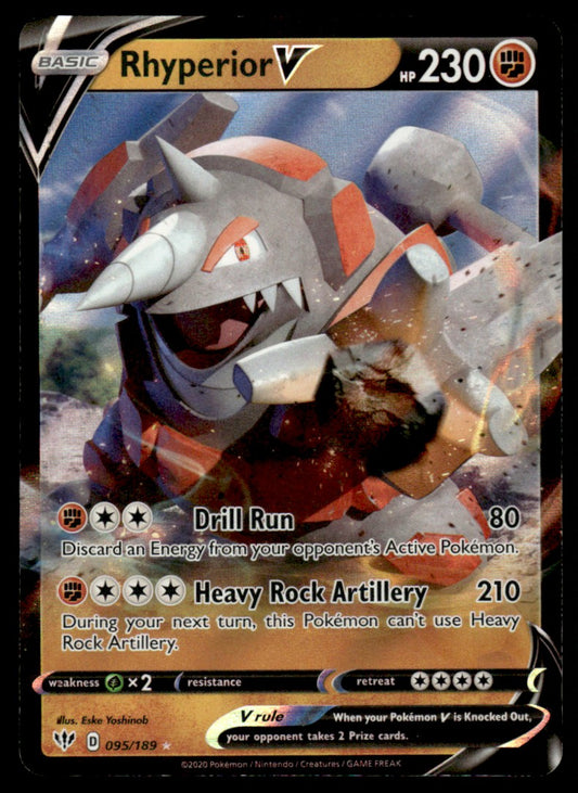 Rhyperior V 095/189 - Darkness Ablaze - Sword & Shield