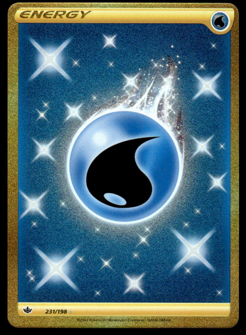 Water Energy 231/198 - Chilling Reign - Sword & Shield