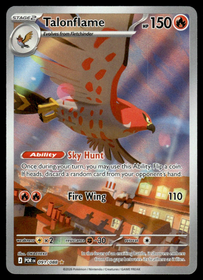Talonflame 091/088 - Perfect Order - Mega Evolution