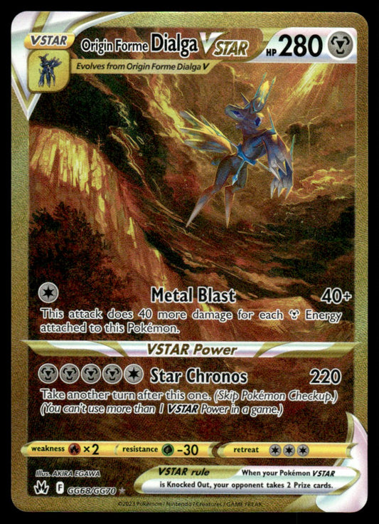 Origin Forme Dialga VSTAR GG68/GG70 - Crown Zenith - Galarian Gallery - Sword & Shield