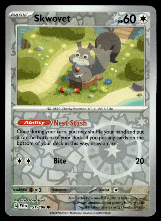 Skwovet 151/198 Reverse - Scarlet & Violet Base Set - Scarlet & Violet