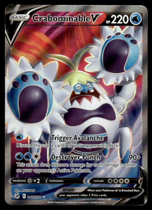 Crabominable V 248/264 - Fusion Strike - Sword & Shield