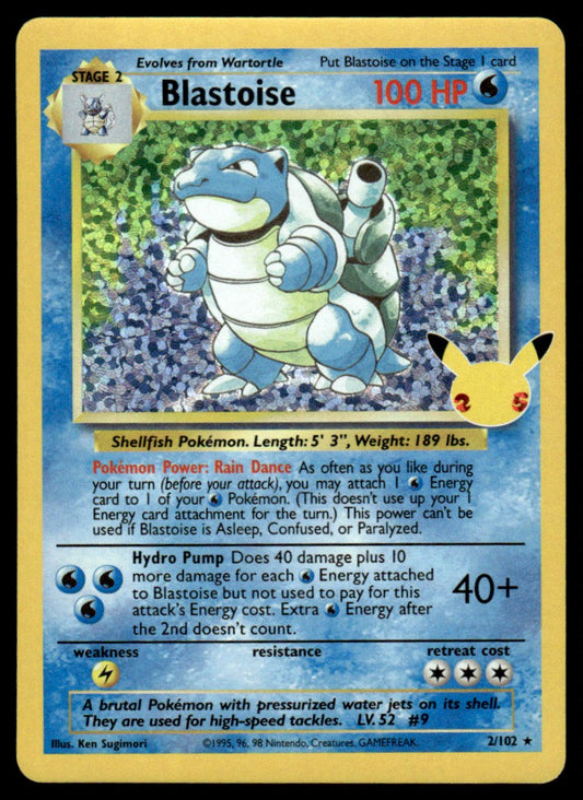 Blastoise 02/025 - Celebrations Classic Collection - Sword & Shield
