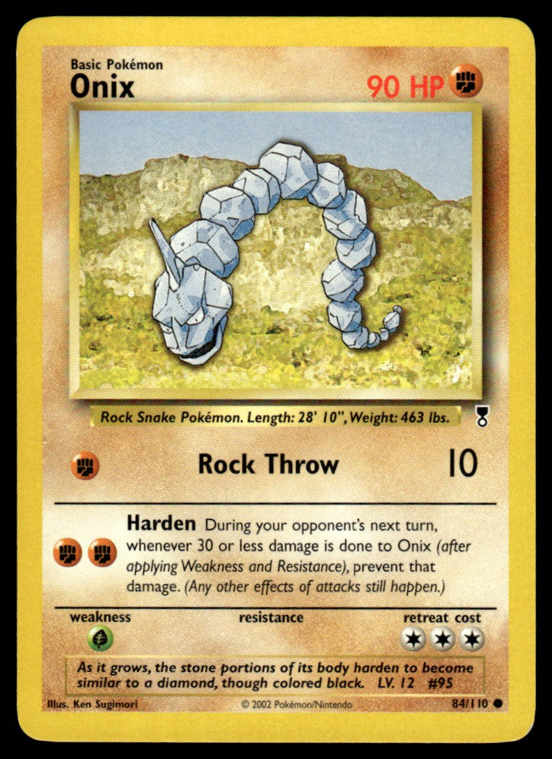 LP Onix 84 No Holo - Legendary Collection