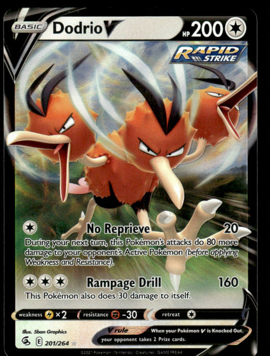 Dodrio V 201/264 - Fusion Strike - Sword & Shield