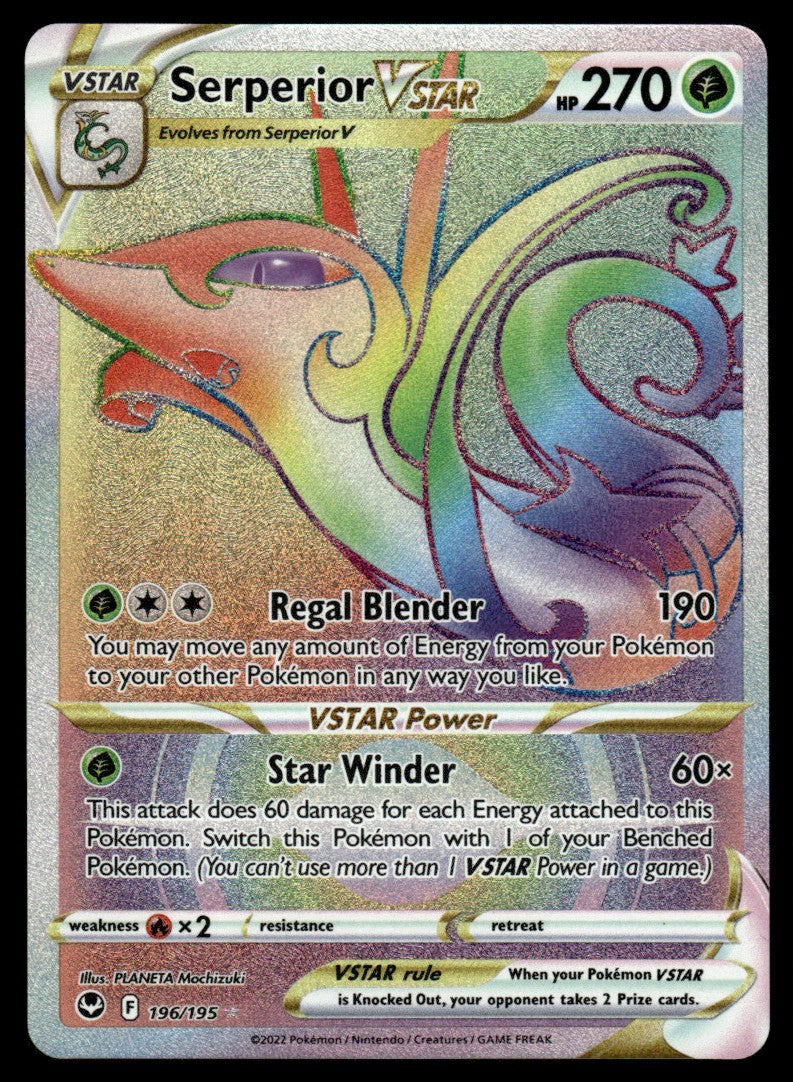 Serperior VSTAR 196/195 - Silver Tempest - Sword & Shield