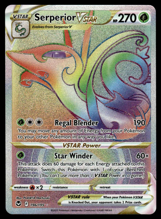 Serperior VSTAR 196/195 - Silver Tempest - Sword & Shield