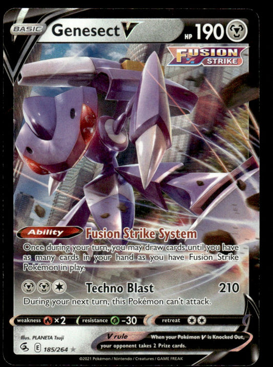 Genesect V 185/264 - Fusion Strike - Sword & Shield