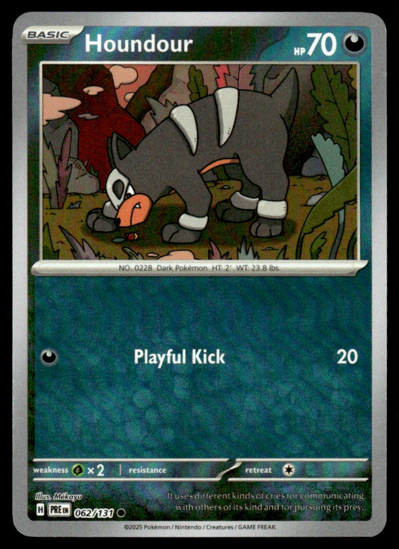 Houndour (Poke Ball Pattern) 062/131 - Prismatic Evolutions - Scarlet & Violet