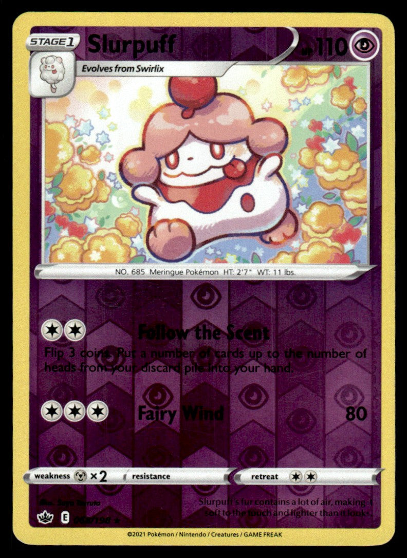 Slurpuff 068/198 Reverse - Chilling Reign - Sword & Shield