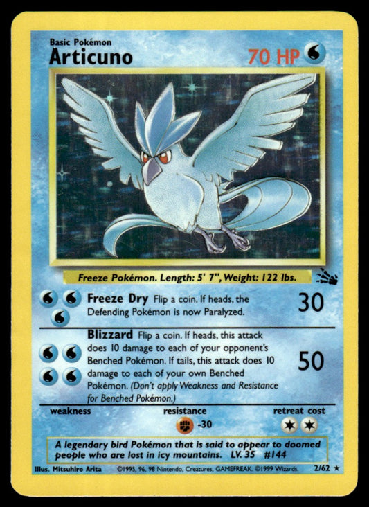 Articuno Holo - LP - Fossil