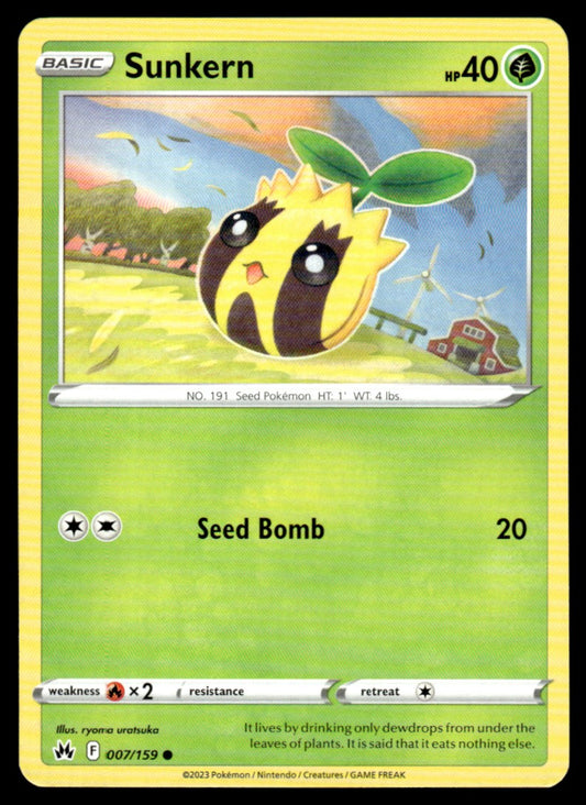 Sunkern 007/159 Comun - Crown Zenith - Sword & Shield