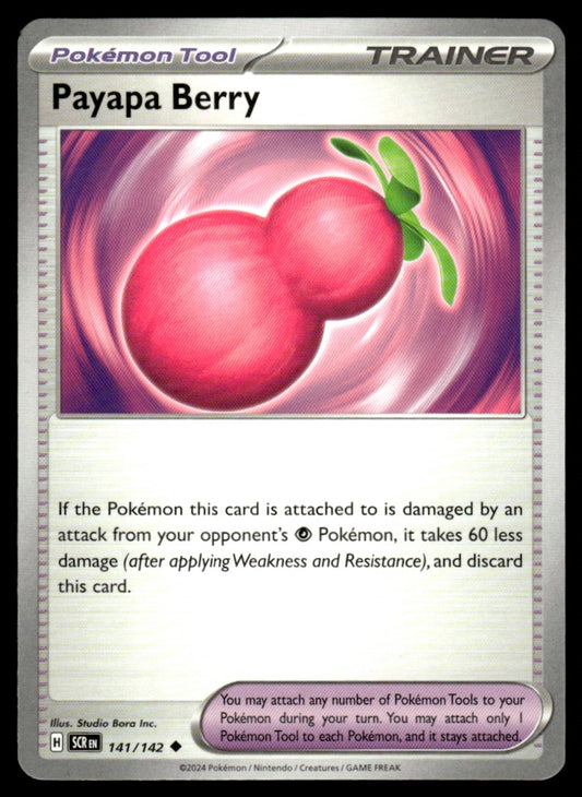 Payapa Berry 141/142 Uncomon - Stellar Crown - Scarlet & Violet