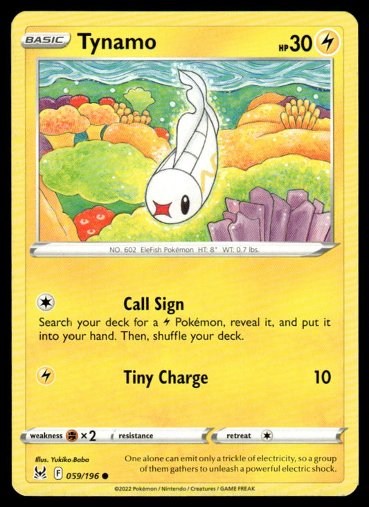 Tynamo 059/196 Comun - Lost Origin - Sword & Shield