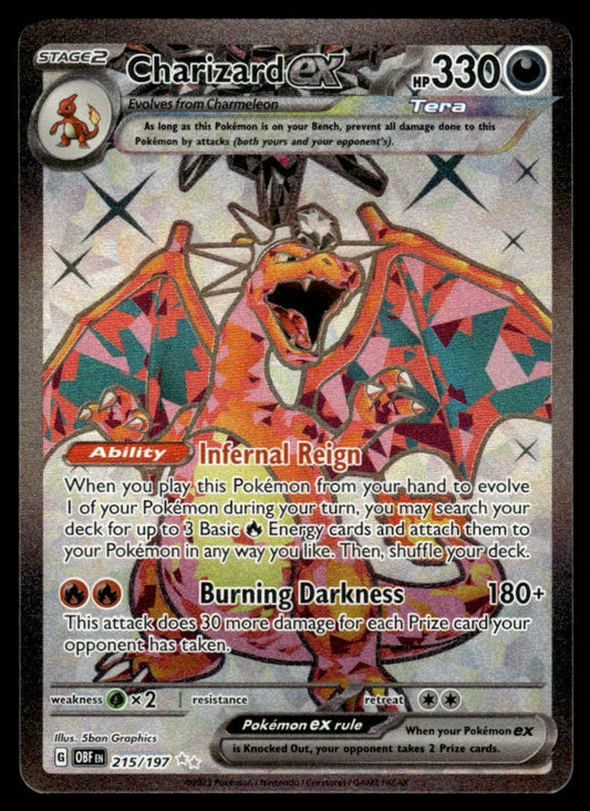 Charizard ex 215/197 - Obsidian Flames - Scarlet & Violet
