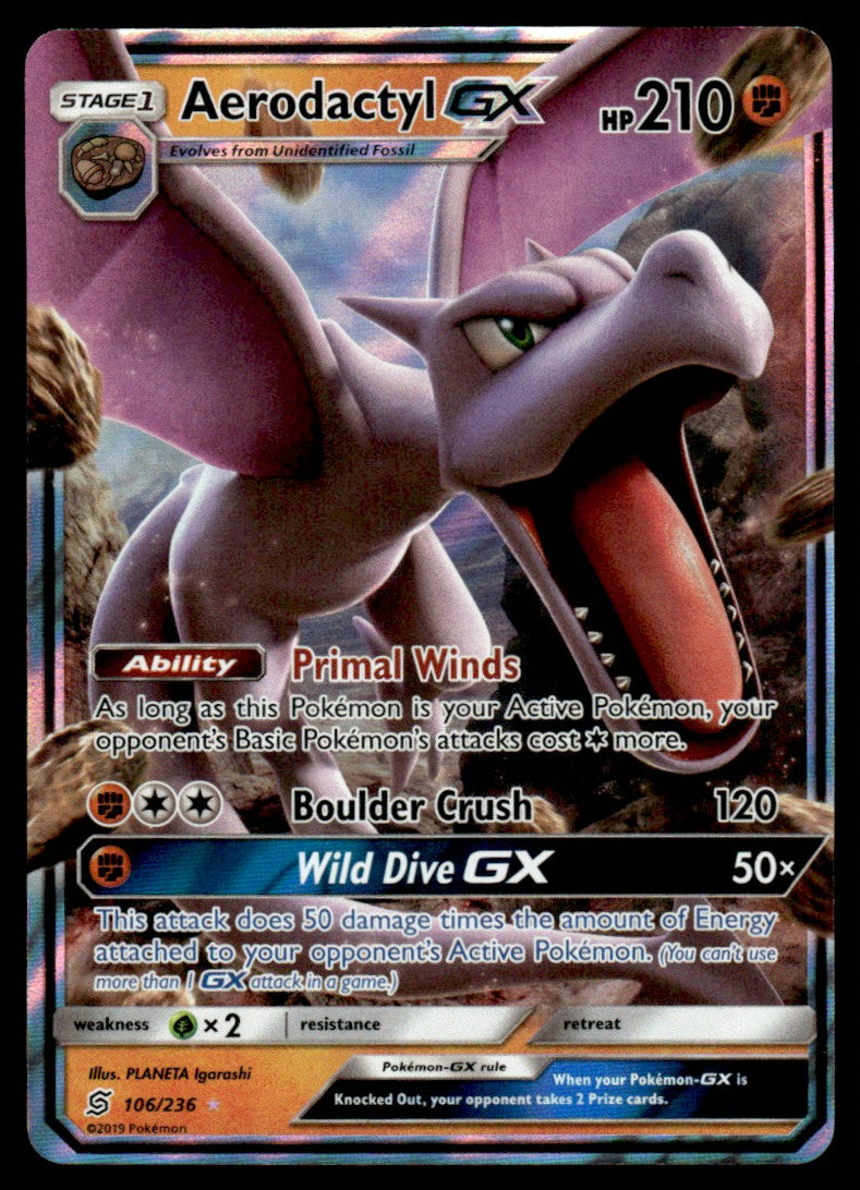 Aerodactyl-GX - NM - 106 - Unified Minds