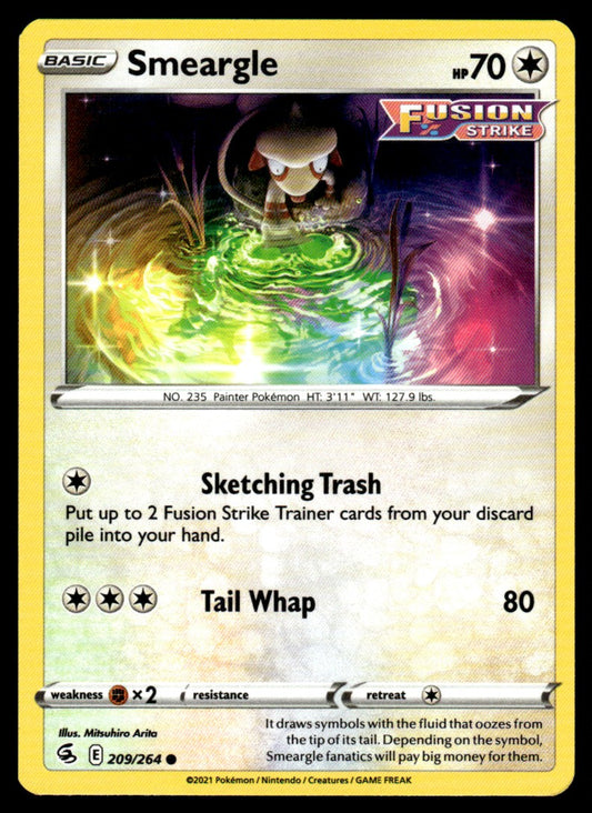 Smeargle 209/264 Comun - Fusion Strike - Sword & Shield