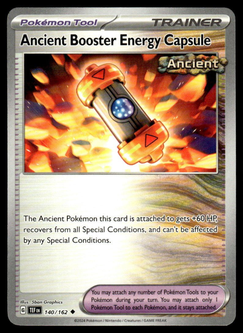 Ancient Booster Energy Capsule 140/162 Uncomon - Temporal Forces - Scarlet & Violet