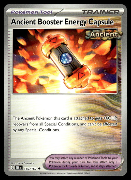 Ancient Booster Energy Capsule 140/162 Uncomon - Temporal Forces - Scarlet & Violet