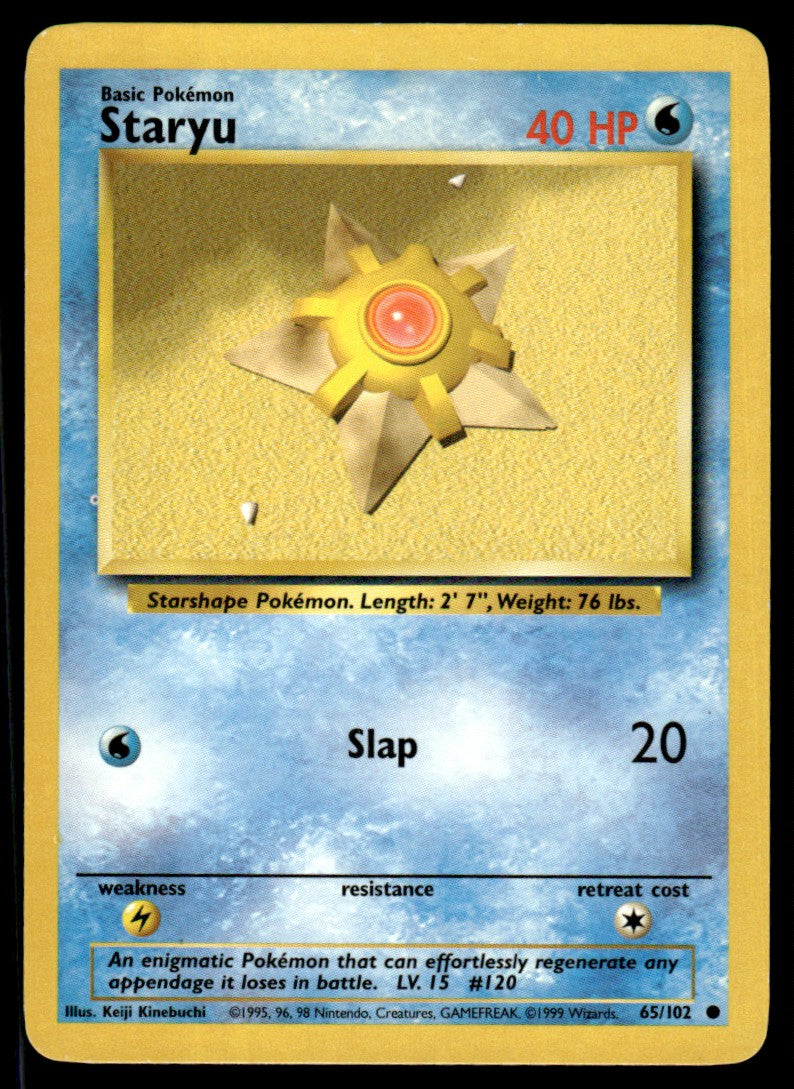 LP Staryu 65 No Holo - Base Set