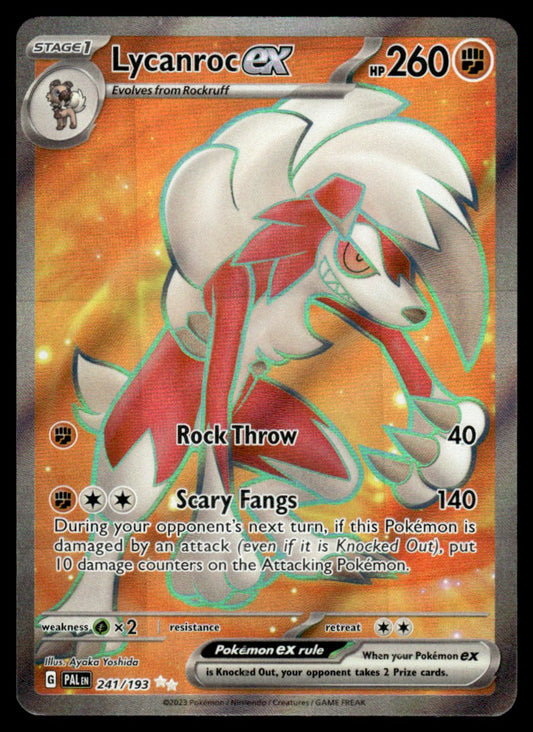 Lycanroc ex 241/193 - Paldea Evolved - Scarlet & Violet