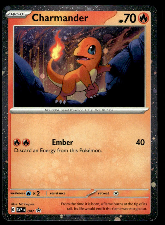 Charmander (Cosmo Holo) 47/PRSV - Scarlet & Violet Promos - Scarlet & Violet