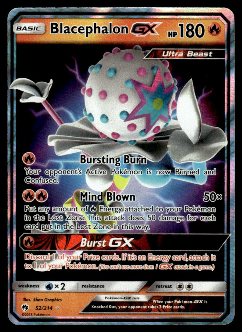 NM Blacephalon-GX 52 - Lost Thunder