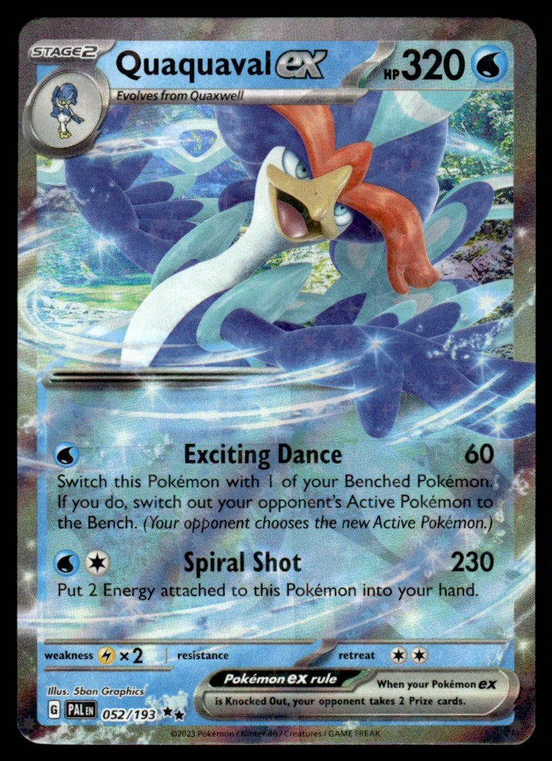 Quaquaval ex 052/193 - Paldea Evolved - Scarlet & Violet