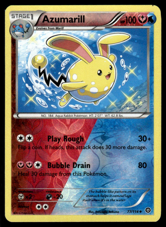 NM - Azumarill 77 - Reverse - Steam Siege