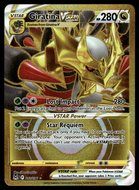 Giratina VSTAR 212/196 - Lost Origin - Sword & Shield