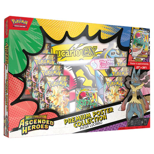 Combo - Ascended Heroes Poster Collection (PAR) + Perfect Order Elite Trainer Box - Ingles