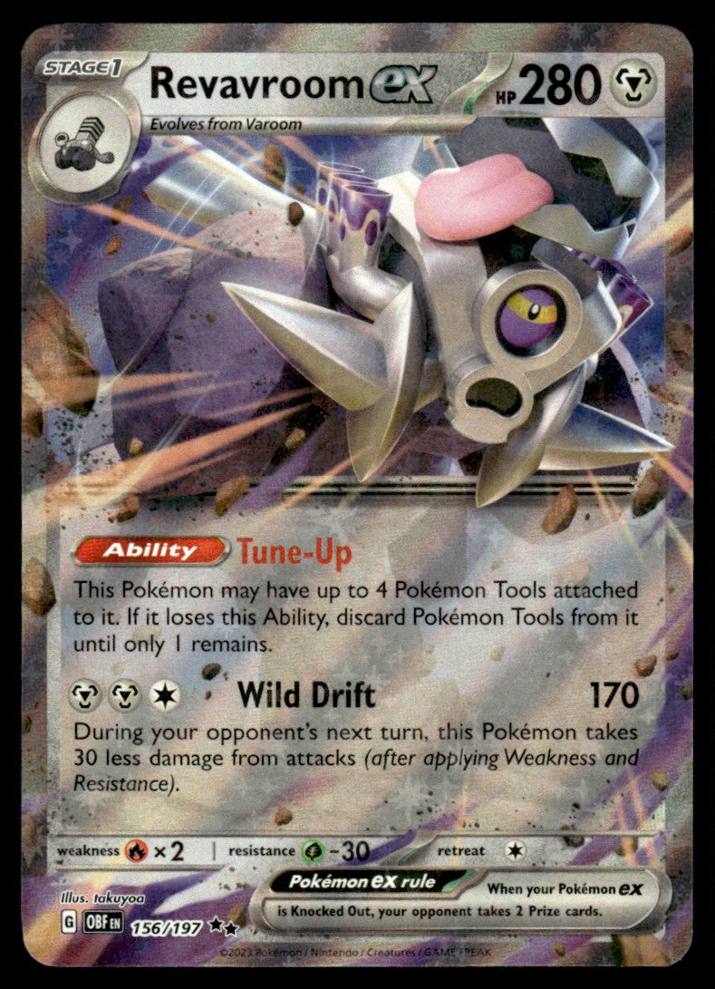 Revavroom ex 156/197 - Obsidian Flames - Scarlet & Violet