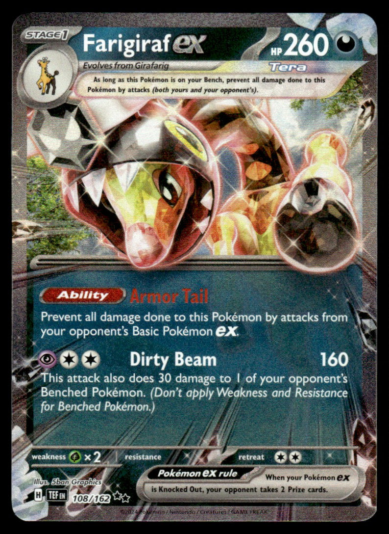 Farigiraf ex 108/162 - Temporal Forces - Scarlet & Violet