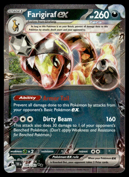 Farigiraf ex 108/162 - Temporal Forces - Scarlet & Violet
