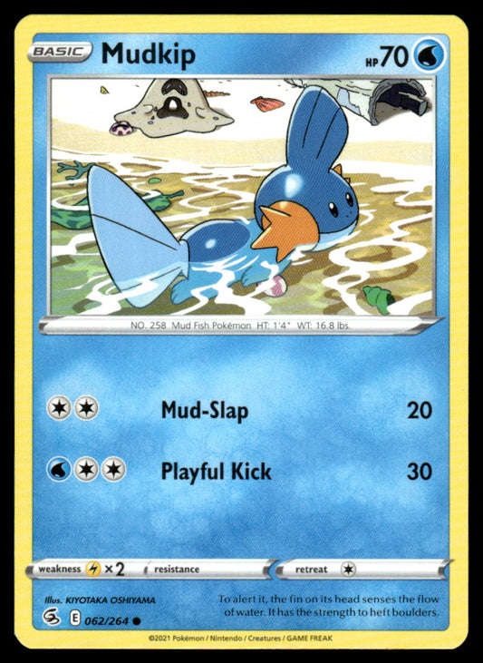 Mudkip 062/264 Comun - Fusion Strike - Sword & Shield