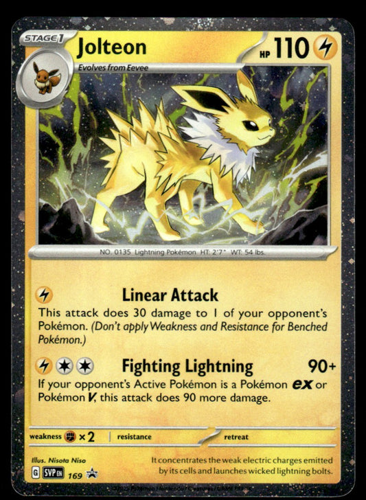 Jolteon (Cosmo Holo) 169/PRSV - Scarlet & Violet Promos - Scarlet & Violet