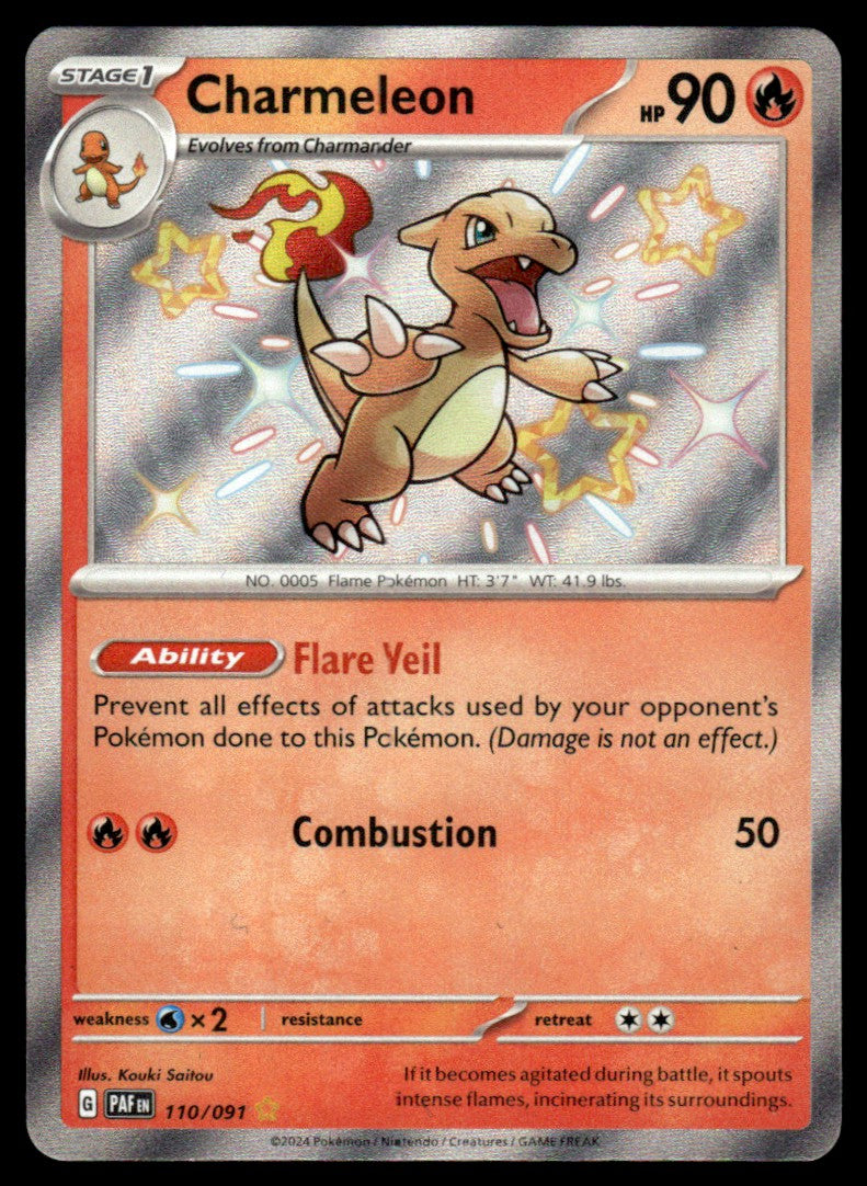 Charmeleon 110/091 - Paldean Fates - Scarlet & Violet