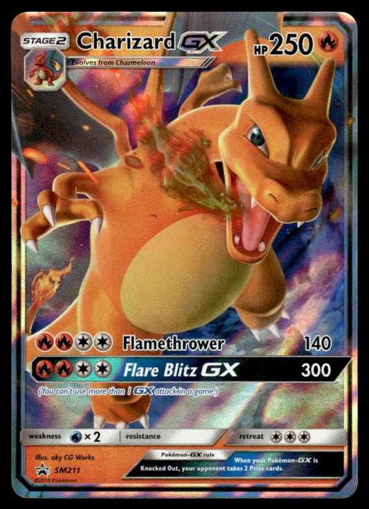 Charizard-GX - NM - SM211 - Sun & Moon Promos
