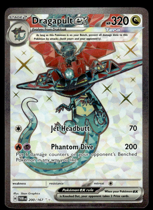 Dragapult ex 200/167 - Twilight Masquerade - Scarlet & Violet