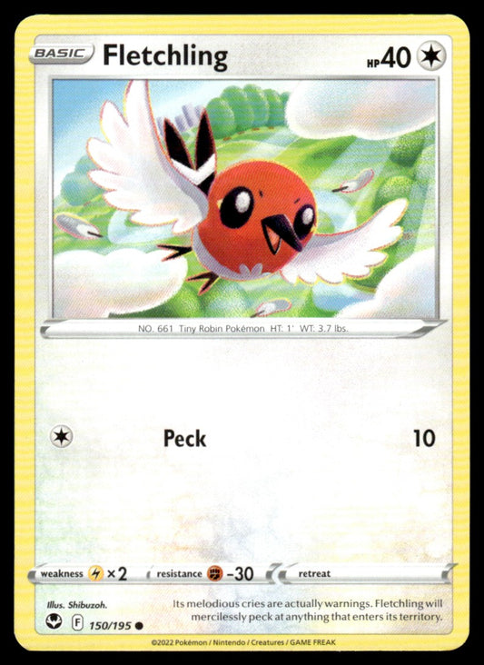 Fletchling 150/195 Comun - Silver Tempest - Sword & Shield