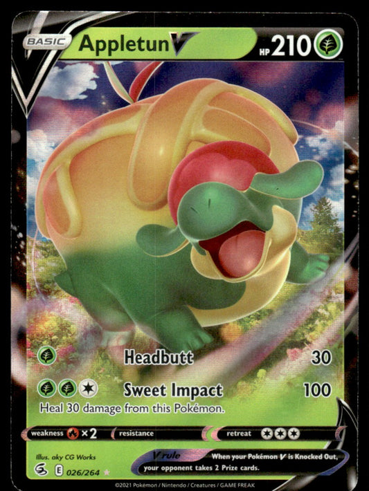 Appletun V 026/264 - Fusion Strike - Sword & Shield