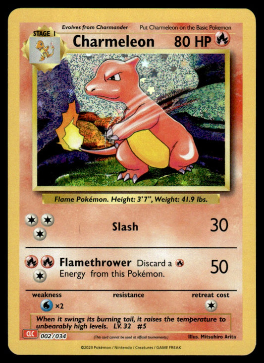 Charmeleon 002/034 - Trading Card Game Classic